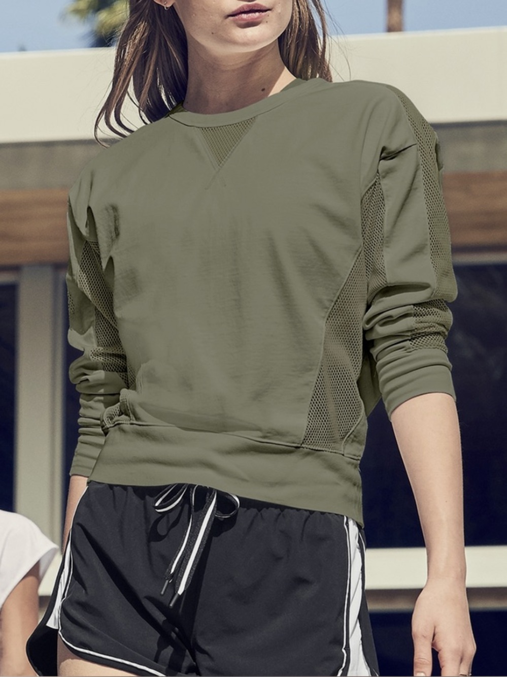 Athleta | Cruise Mesh Sweatshirt